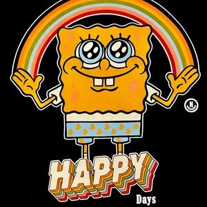 SPONGEBOB: HAPPY DAYS RAINBOW T-SHIRT